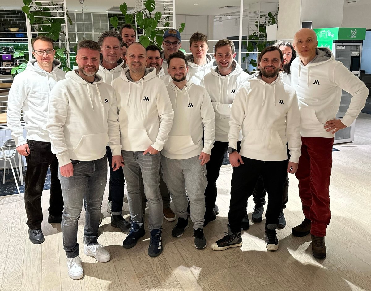 The Move Republic team at a company event