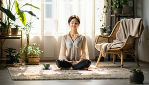 Yoga w domu.