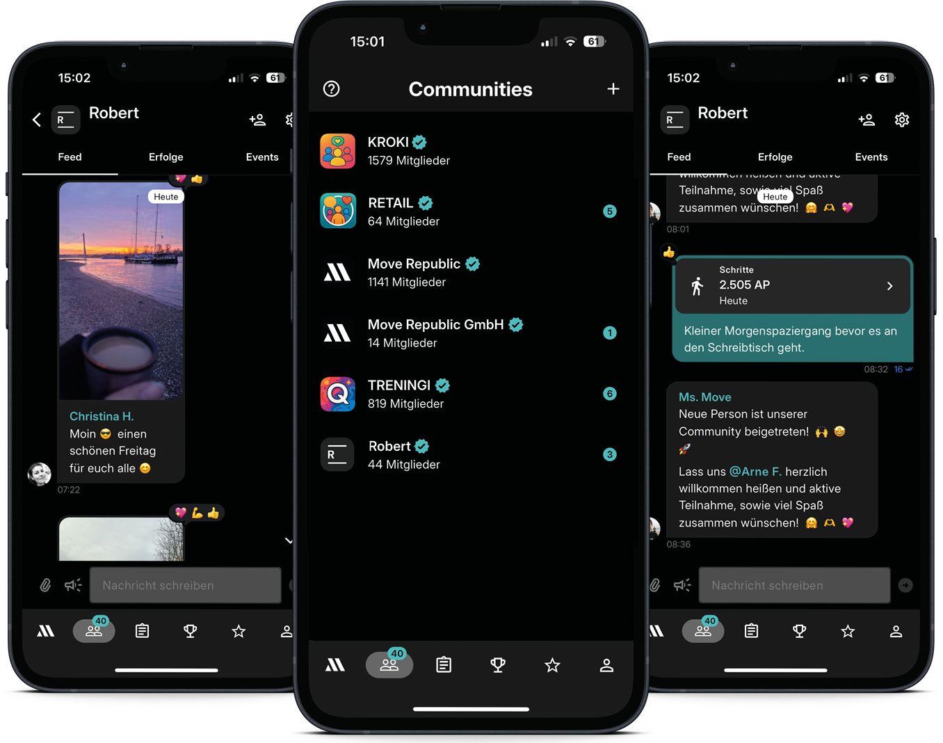 App_iPhone_3er_Mockup_Community App_iPhone_3er_Mockup_Community